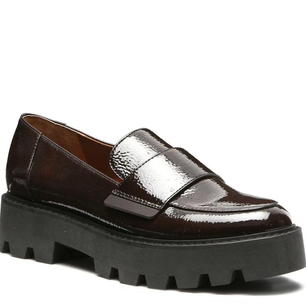 🍷🍒💄Franco Sarto Brindy Platform Loafer in Burgundy in US 8 Women's🍷🍒💄